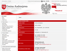 Tablet Screenshot of bip.andrzejewo.pl